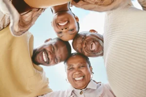 familia sonriendo